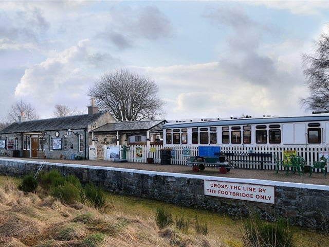 This former railway station is just outside the village of Cromdale which is 23 miles south west of Elgin and the nearest town is a mere four miles away in Grantown-on-Spey.