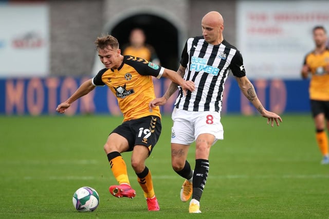Currently on loan at Newport from Swindon, Twine more than matched Jonjo Shelvey when the Exiles faced Newcastle in the Carabao Cup recently. At 21, he’s certainly one to watch.