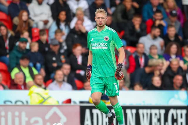 Aaron Ramsdale played for Sheffield United at Doncaster last week: Simon Bellis / Sportimage