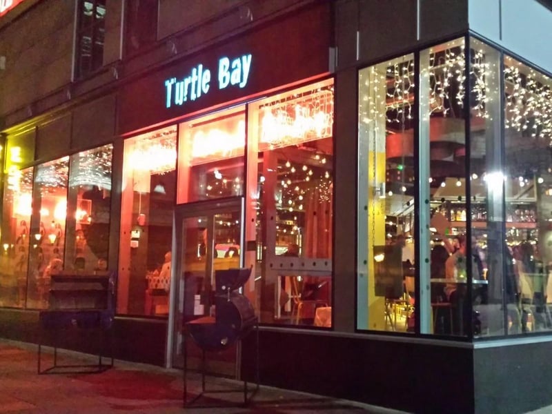 Kids eat free at Turtle Bay when an adult spends £15 or more.