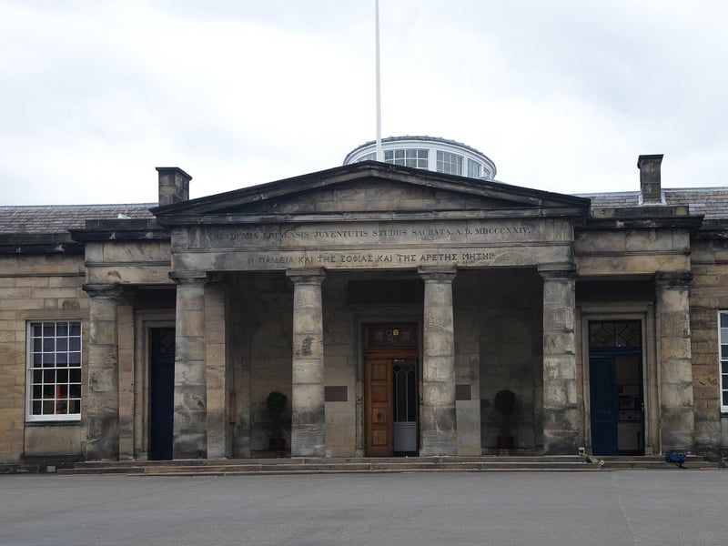 The senior school of Edinburgh Academy was established in 1824 and stands proudly on Henderson Row. The handsome portico which forms entrance is a testament to the popularity of neoclassical architecture in Edinburgh at the time it was built.