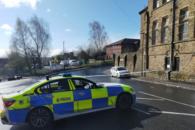 Police officers were deployed to the Grimesthorpe Road area in Sheffield this morning following a murder