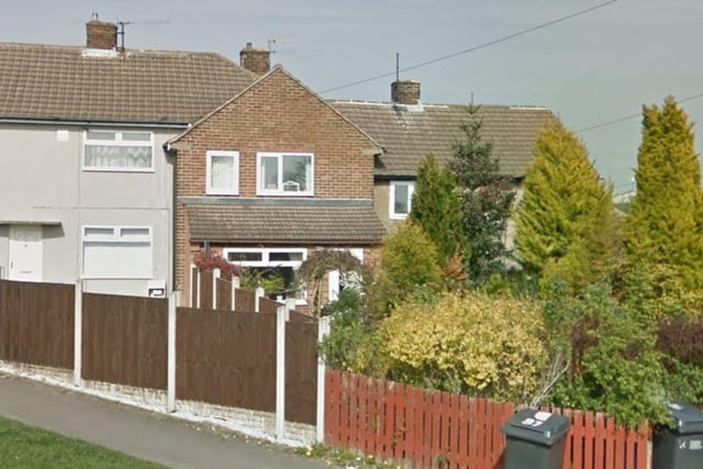 This three bed terrace looks over fields. Marketed by Hunters on 01246 920989.