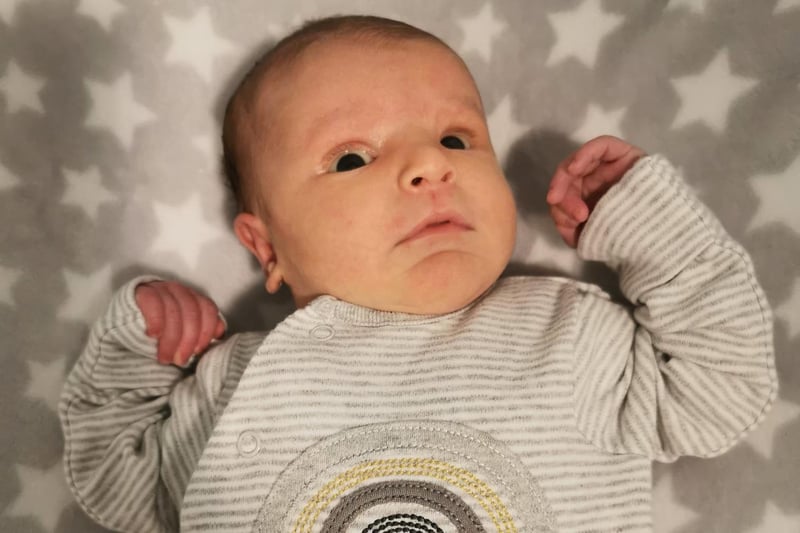 Hannah Johnson, said: "Lyra Grace born on 22.01.21 at Chesterfield Royal by emergency c section.
Our light and the bundle of joy that keeps us going after a full first time pregnancy in lockdown. The hardest parts have been having to attend appointments alone and having family and friends meet her over video."