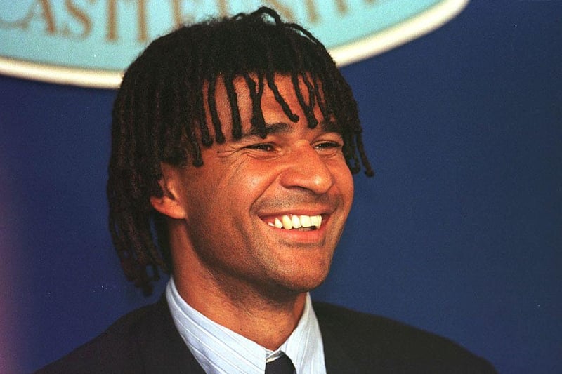 Gullit led Newcastle into the 1999 FA Cup final during his first season in charge but was sacked just five games into his second, famously leaving Alan Shearer and Duncan Ferguson on the bench as the club lost 2-1 to bitter rivals Sunderland at St James’s Park.