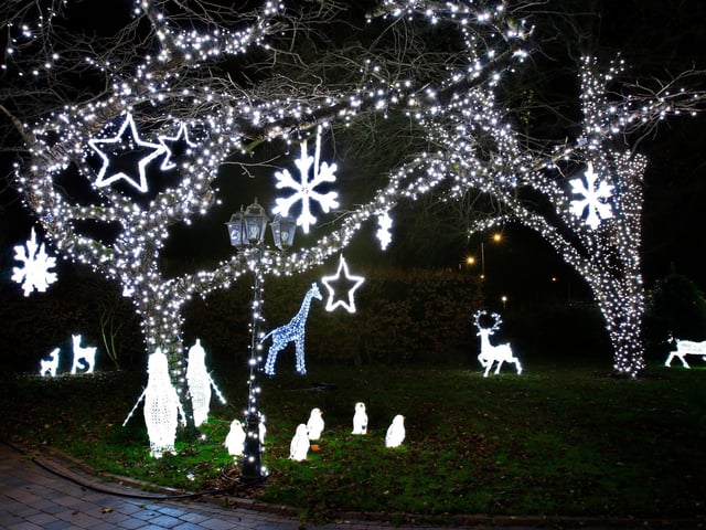Festive Lights at Broadacres, Hatfield.