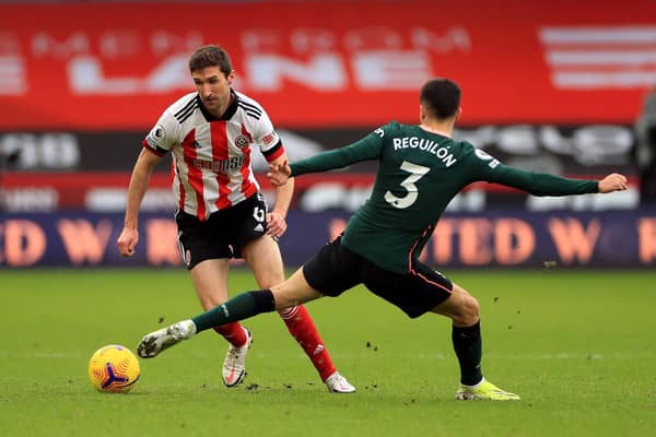 Sheffield United manager Chris Wilder says his players, including Chris Bashamm are giving everything: Mike Egerton/PA Wire.
