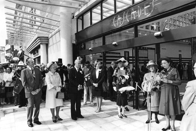 Opening of Portsmouth Cascades in September 1989