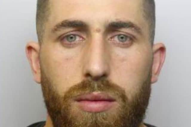 Pictured is Ardit Halilaj, aged 24, of Ingshead Avenue, Rawmarsh, Rotherham who has been sentenced at Sheffield Crown Court to two years of custody after he pleaded guilty to producing class B drug cannabis following a police visit which revealed 177 cannabis plants at his home on Ingshead Avenue.