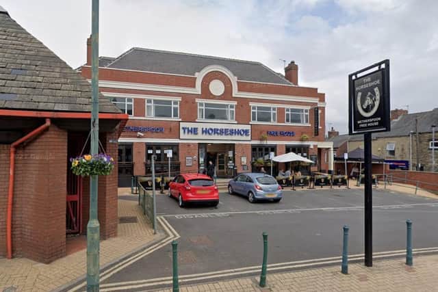 The Horseshoe Wetherspoons pub on High Street, in Wombwell, Barnsley, where Silviu Zainea, aged 35, of Busk Meadows, in Shirecliffe, Sheffield, was found by police with a holdall containing a fake gun and cannabis worth £800. Photo: Google