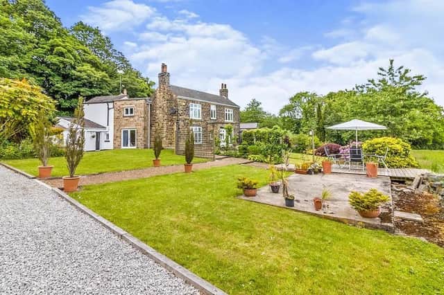 This beautiful garden comes as part of this stunning £950,000 property on Penistone Road. It is lush and green with some beautiful scenery.