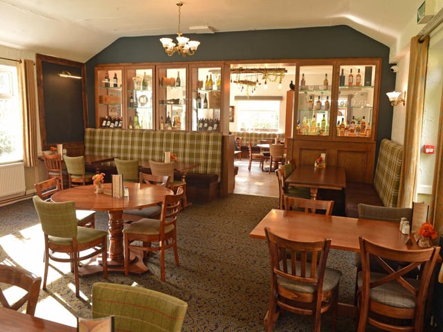The pub is situated on the southern gate of Hardwick Park.