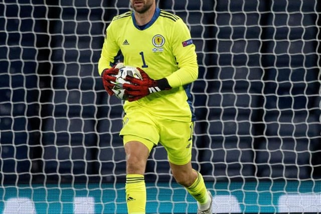 Has been Steve Clarke's go-to goalkeeper and hasn't let him down. Earned his spot with a crucial penalty save in the shoot-out last night.