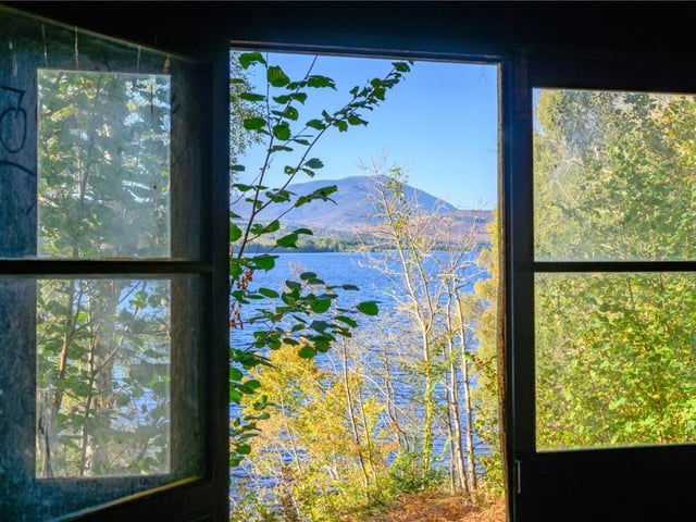 View from summer house.