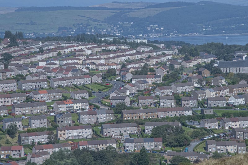 Property in Inverclyde, with its main town of Greenock, now has an average price of £95,100 - up 5.2 per cent.