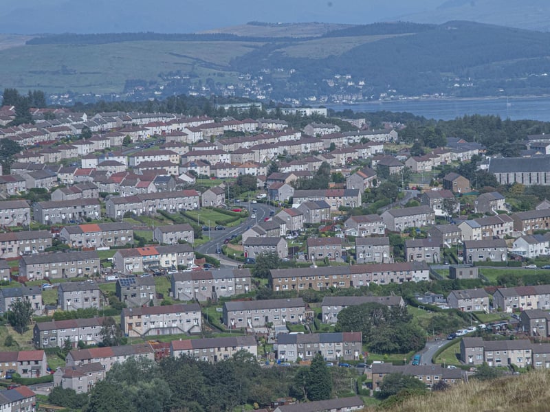 Property in Inverclyde, with its main town of Greenock, now has an average price of £95,100 - up 5.2 per cent.