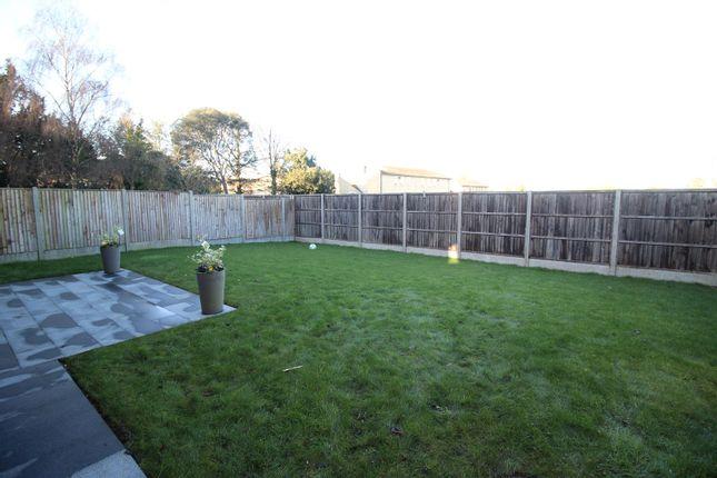The property includes a large rear garden which backs on to open fields, and is enclosed by a high wooden panelled fence on three sides, ensuring maximum privacy