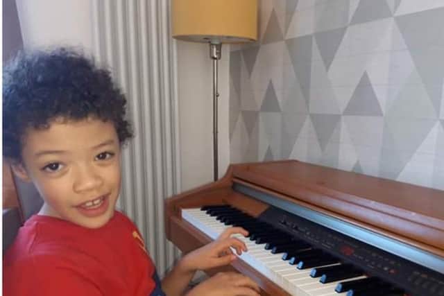 Lennie Street has smashed his fundraising target after delighting his online followers with scores of piano tunes chosen by those who donate. Photo: JustGiving/PA Wire