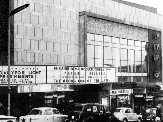 Labelled Britain's most modern cinema... the ABC Cinema, Angel Street, Sheffield, in the 1960s