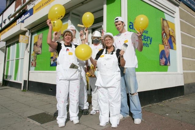 Staff at the Co-op store on Dean Road got dressed up to launch the Community Challenge Volunteer Initiative in 2006.