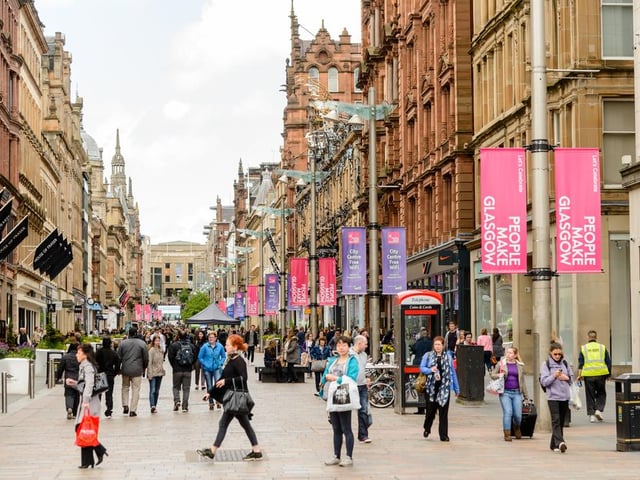 Coming in first is Glasgow - with an average cost of living working out at £583.07, 1,896 restaurants and 12.27 crimes per 1,000 people, Glasgow was given an overall score of 6.7