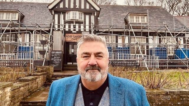 Chris Hallam, chair of the partnership group set up to secure the future of the Rose Garden Cafe in Graves Park, Sheffield. Picture: Rose Garden Cafe Partnership
