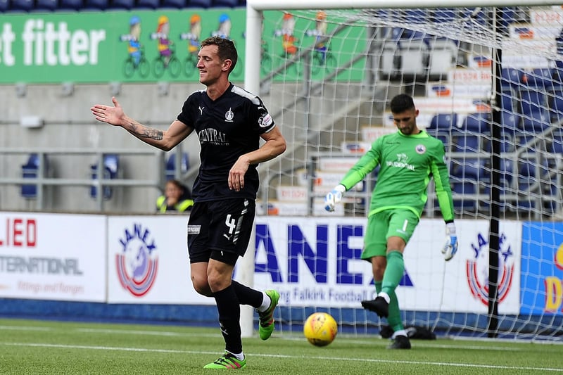 Falkirk got revenge for the previous season's opener as Nathan Austin, Joe McKee, Alex Harris and an Aaron Muirhead penalty got them off to a flying start
