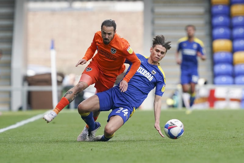 Ryan Williams is fouled by George Dobson.