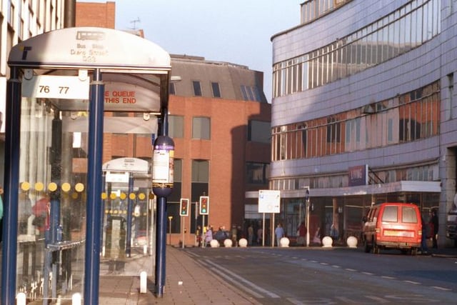 A bus free Duke Street in 1999 when there was a strike.