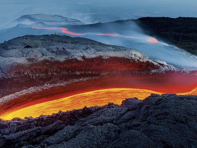 A volcano, by Luciano Gaudenzio, which is a 2020 category prize winner at the Wildlife Photographer of the Year competition.