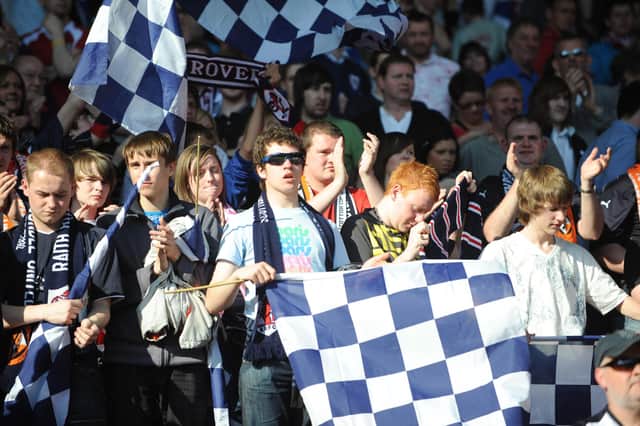 11/04/10, Scottish Cup Semi Final, Raith Rovers v Dundee United, Pictured: fans.