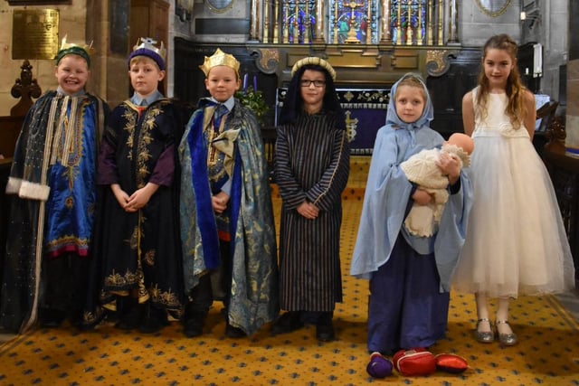 Holy Trinity First School held its nativity in Berwick Parish Church as usual but without an audience. Instead, it was recorded for parents to view later online. The whole school, including nursery, took part.