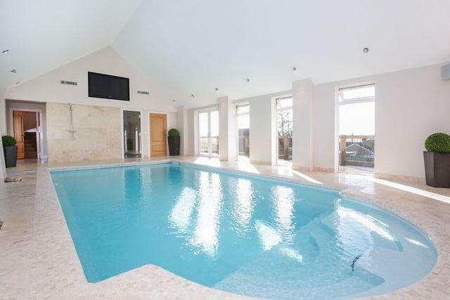 This five bed property is known as The Coach House. As well as the pool, there is also an indoor hot tub, sauna/steam room and a wet shower room as well. Fixed price of 799,500 GBP