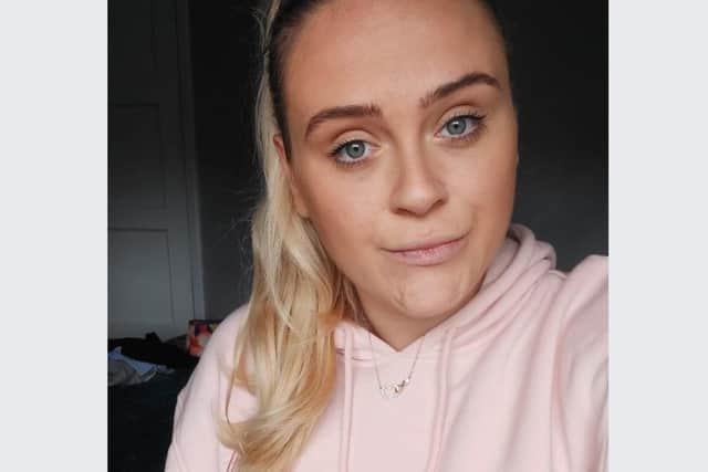 Sheffield care worker Faye Baldwin, six months pregnant, was left shocked and upset when problems over taking her £2 fare payment ended with her being ordered off the tram, and left to take a 30 minute walk in heavy rain yesterday morning.