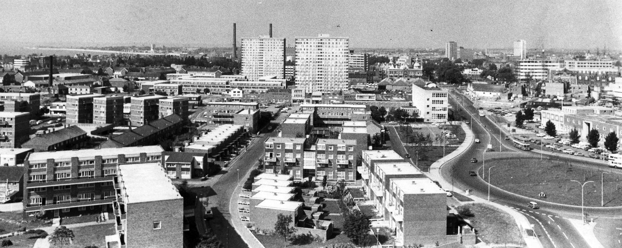View from Edgbaston House in September 1975