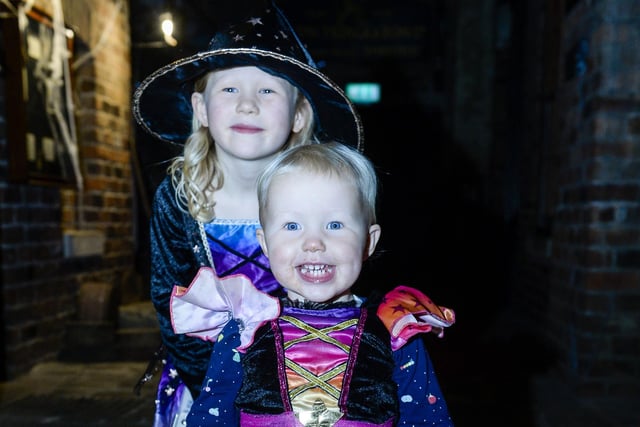 Florence and Madalyn Carlow look spook-tacular!