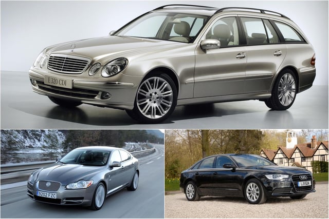 The E-Class manages to be top and bottom of the table, with the earlier 2002-09 version proving less dependable, ahead of Jaguar's XF and the relatively new Audi A6.
Mercedes-Benz E-Class (2002 - 2009) 74.9%; Jaguar XF (2007 - 2009) 76.5%; Audi A6 (2011 - 2018) 76.7%