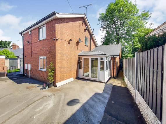 The detached property is on Lane End, Chapeltown, and is described as wonderfully versatile.