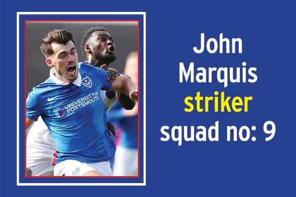 Decision to bench Marquis in recent games was the right one - even if Pompey failed to improve their prolificacy in his absence. The rest will have done him good, though, and made him hungry to get back on the goal trail. Can never question his work-rate and will be desperate to put on a show against his former club.