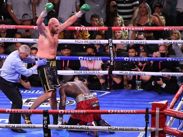 Tyson Fury beats Deontay Wilder in Las Vegas