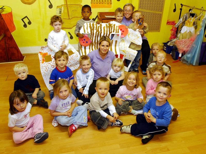 It was the second birthday of the nursery - and look at the celebrations in 2004.