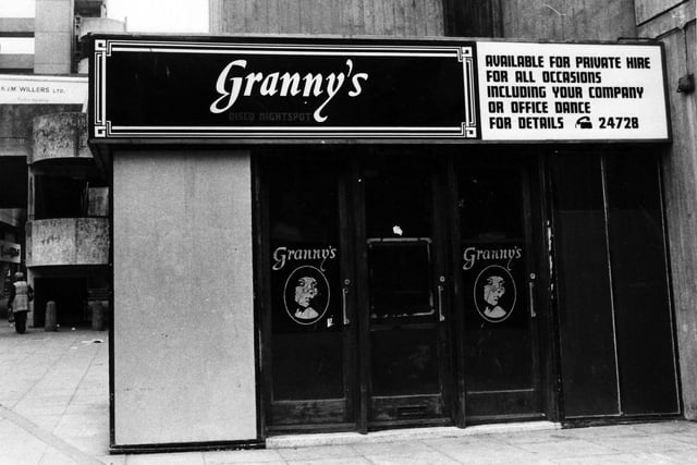 Granny's also went by the names of Tricorn Club and Basins over the years - and the likes of Marc Bola, Slade and more played shows at the venue.