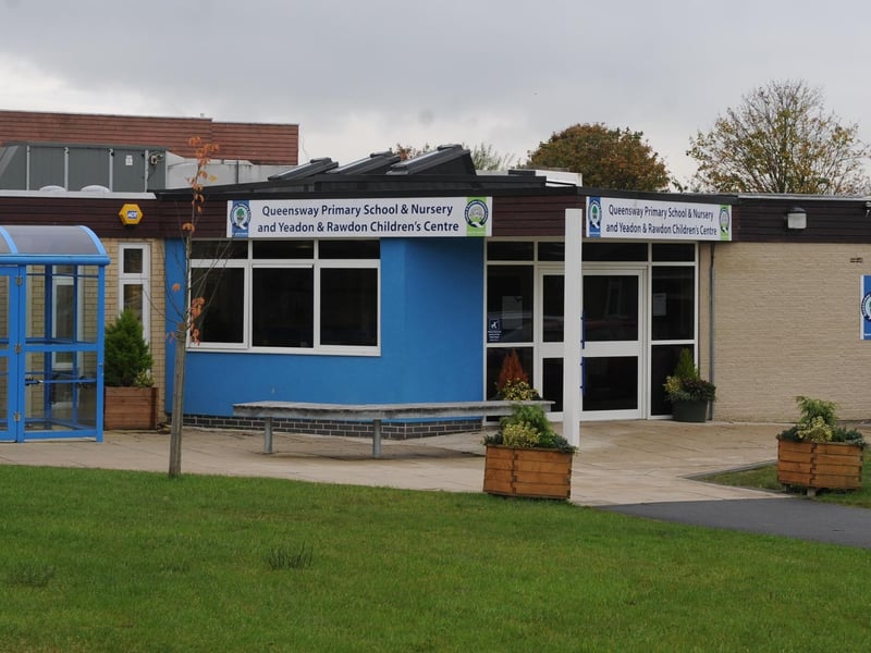 Queensway Primary School, located in Coppice Wood Avenue, Yeadon, was rated Good for behaviour and attitudes.