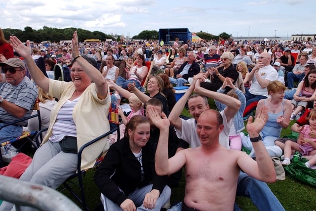 Look at the huge audience for this 2004 Bents Park event. Are you pictured?