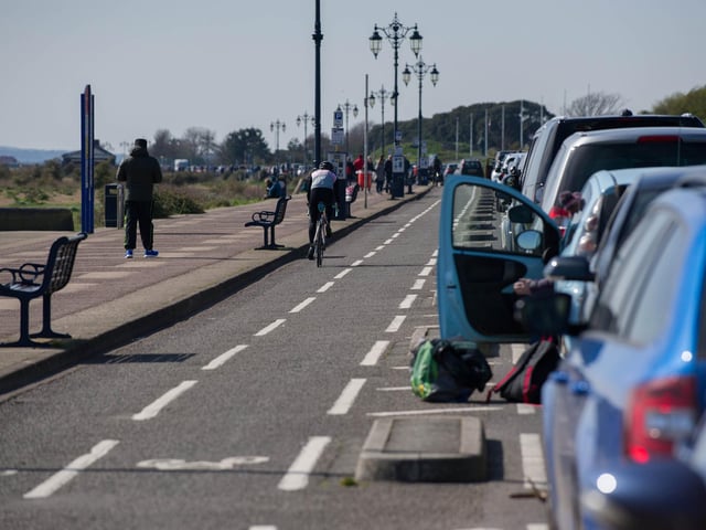The weekend before the lockdown began on March 23 and Southsea seafront was certainly busy.