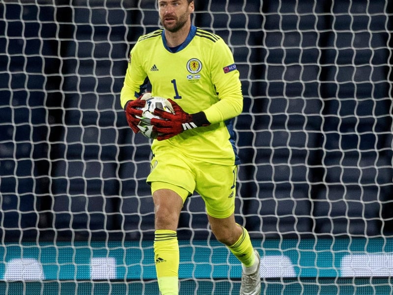 Good early save to deny Baumgartner, but failure to push Grillitsch's second half effort wide only put ball on plate for Kalajdzic to score Austria's opener. No chance with the second.