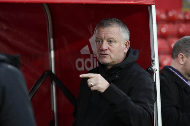 Chris Wilder has delivered an important message to Sheffield United's players ahead of their trip to Aston Villa: Simon Bellis/Sportimage