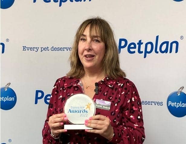 Local charity employee Dianna Radford at the RSPCA Sheffield branch has been awarded Employee of the Year in the Petplan & Association of Dogs and Cats Homes (ADCH) Animal Charity Awards 2022.