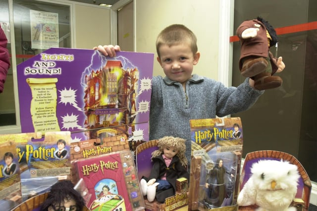 Bradley Davy and Harry Potter prizes in 2001