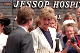 Princess Diana at Jessop Hospital July 1991